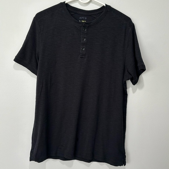Men’s basic black t-shirt - Picture 1 of 3